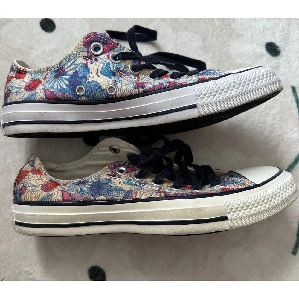 Converse Chuck Taylor All Star Ox Floral Low Top Sneakers 551549F Womens 7